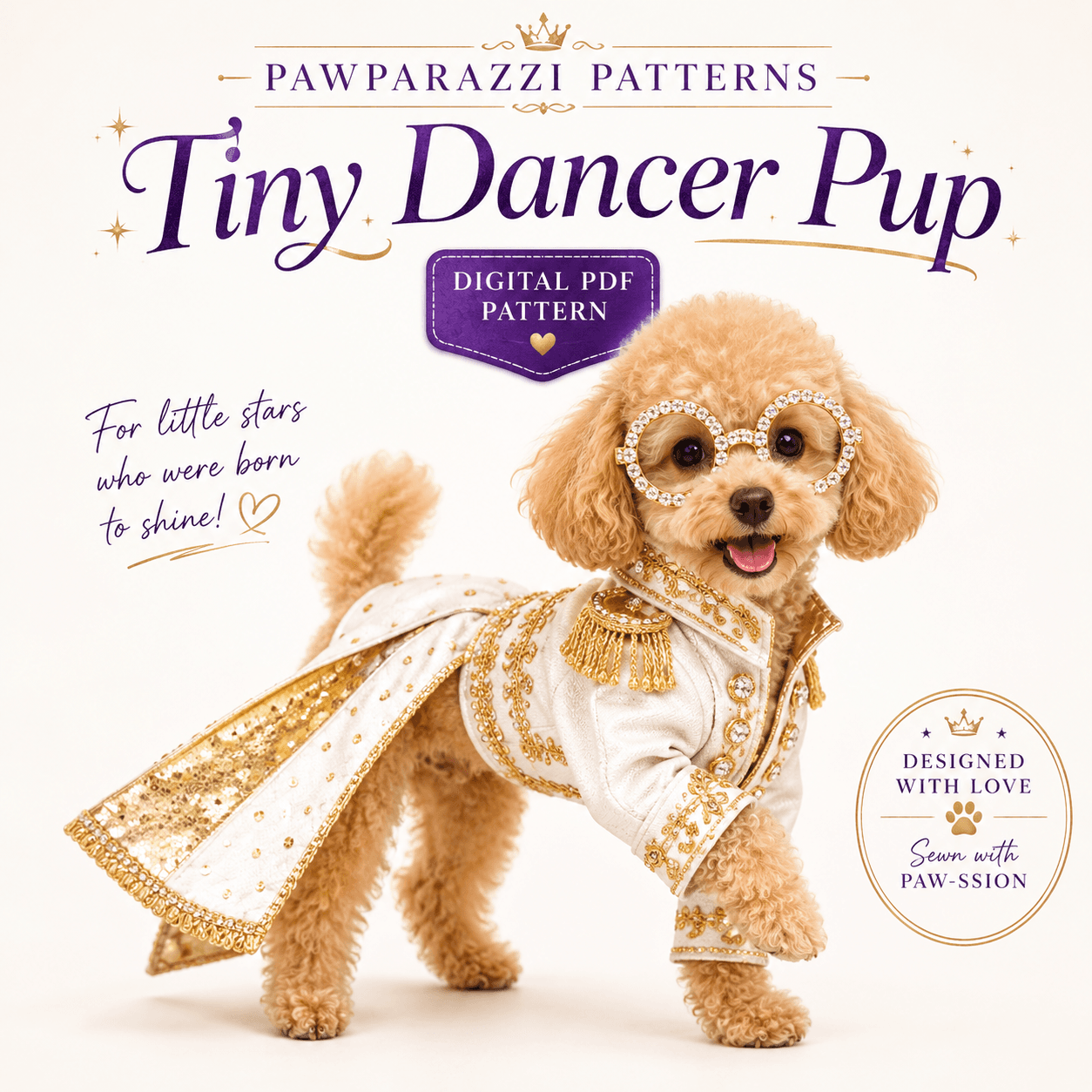 Spotlight Solo Pup digital sewing pattern cover